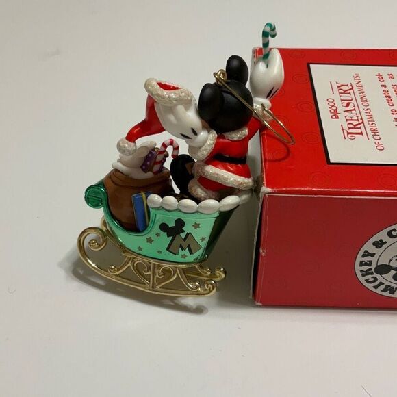Vintage Mickey Mouse Christmas Ornament. New in Box! “Gifts from Mickey” by Enes - Picture 4 of 11